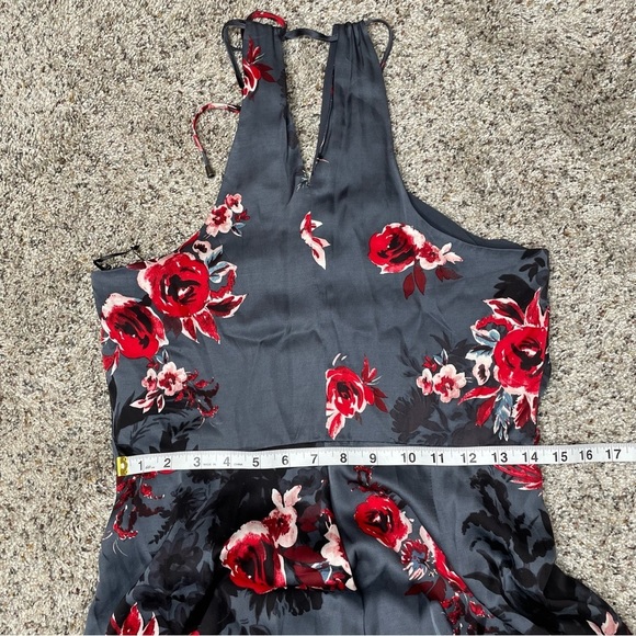 Lovers + Friends Gray and Red Floral Mini Dress - Picture 11 of 12